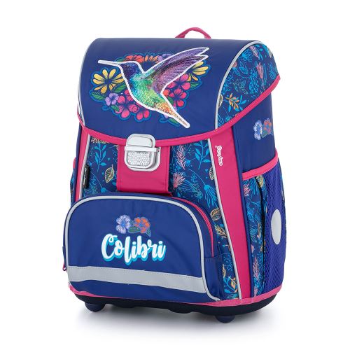 školská taška premium kolibrík