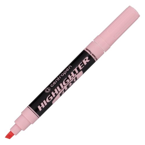 Zvýrazňovač CENTROPEN 8542 FLEXI PASTEL - růžový