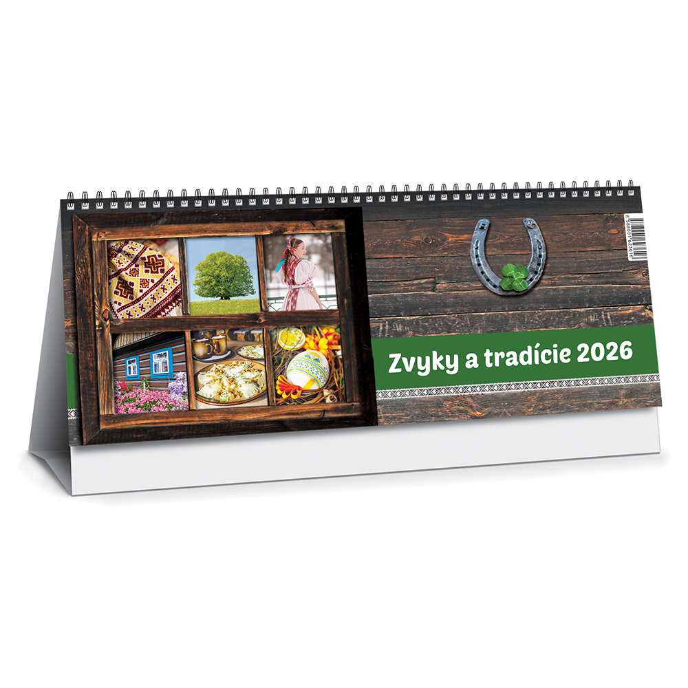 Stolní kalendář Zvyky a tradice 2026