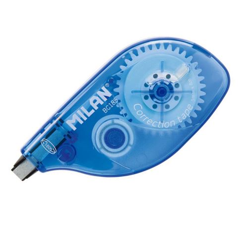 Korektor páska MILAN BC185 5 mm x 6 m, modrý