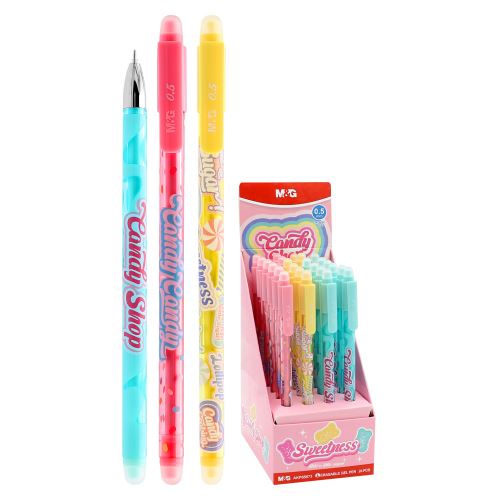 Pero gelové /gumovací M&G Candy Shop 0,5 mm - modrá náplň /1ks