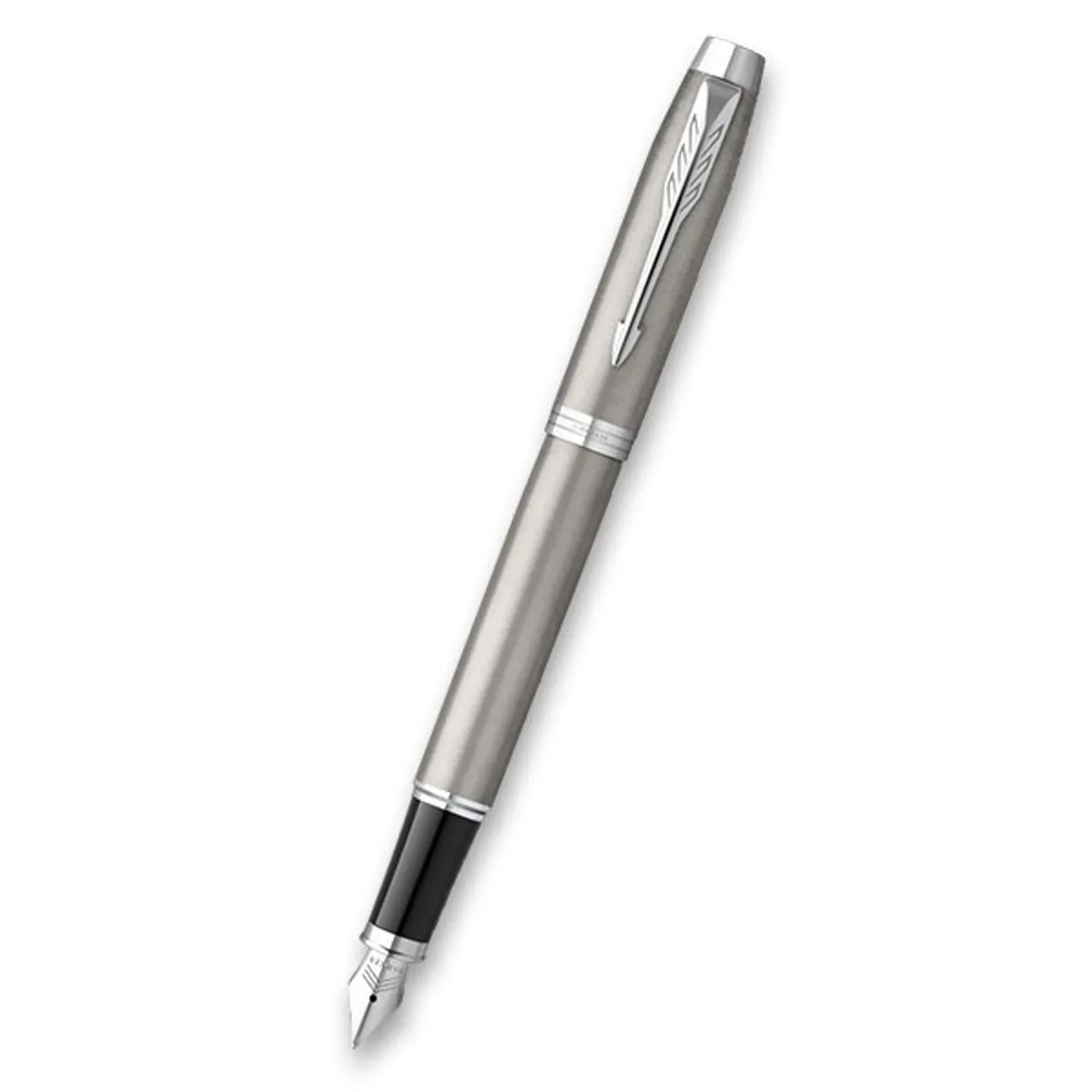 PARKER Pero plnící PARKER IM Essential Stainless Steel CT (modrá náplň, hrot F)