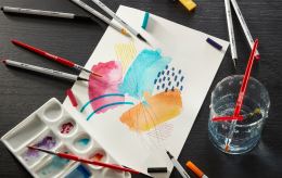 Kreativní set STABILO Creative Tips PASTEL (6 různých barev) 30 ks sada v plechu (5)