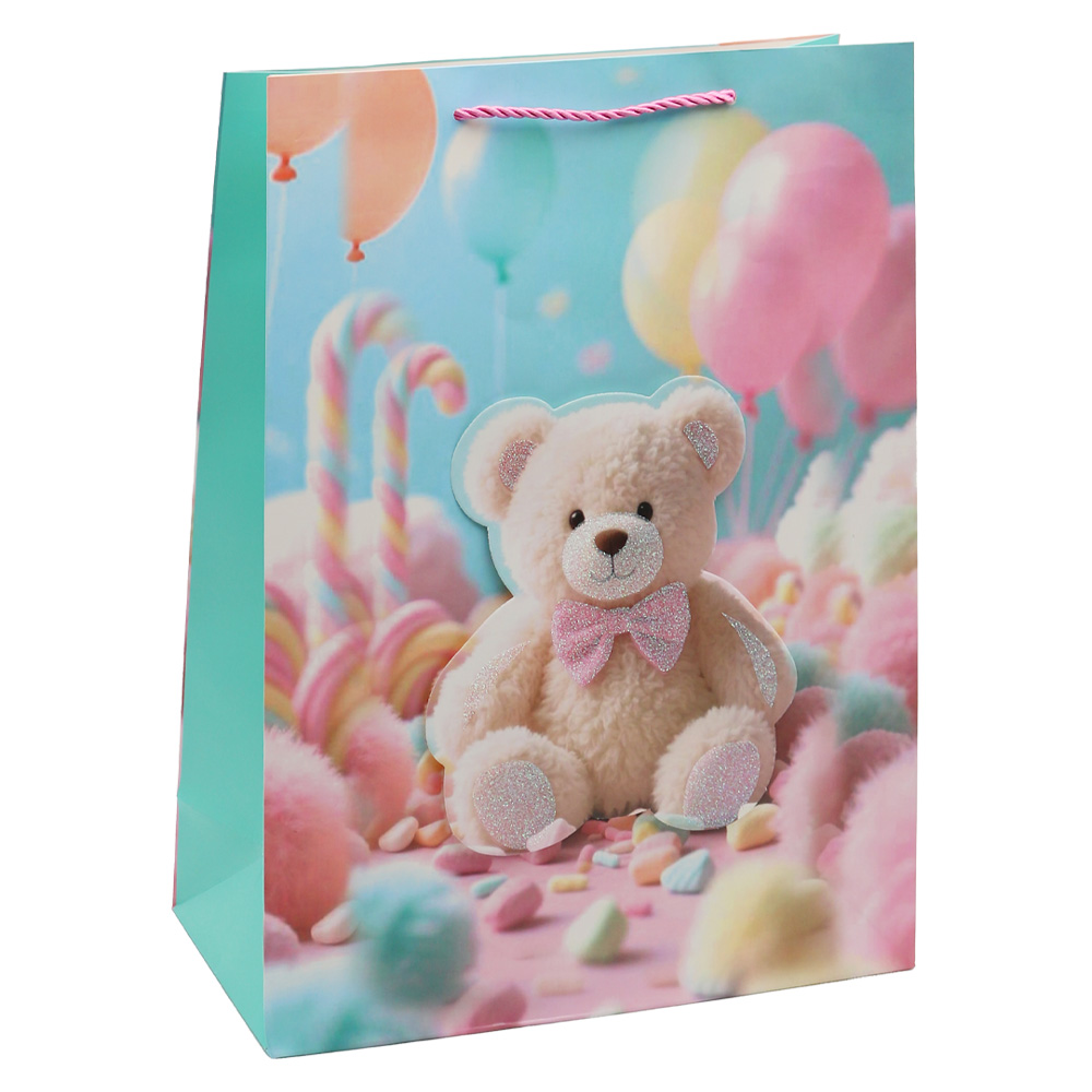 Darčeková taška Bear 30x12x40 cm (mix /cena 1ks)