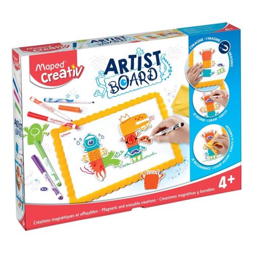 Kreatívna sada MAPED Creativ Artist Board - Magnetická tabuľa s príšerkami