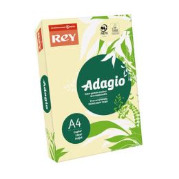 Kopírovací papír, barevný, A4, 80 g, REY "Adagio", pastelově žlutý