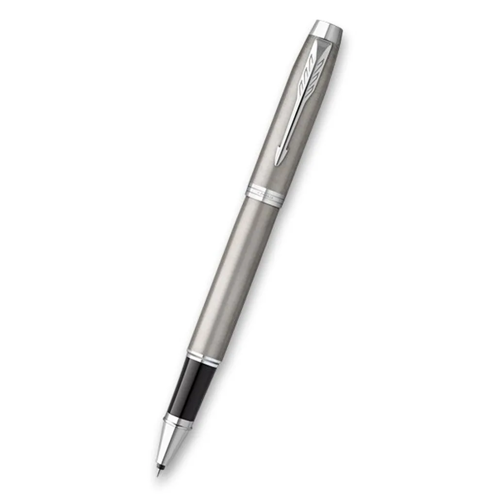 PARKER Roller PARKER IM Essential Stainless Steel CT, hrot 0,7 mm - modrá náplň