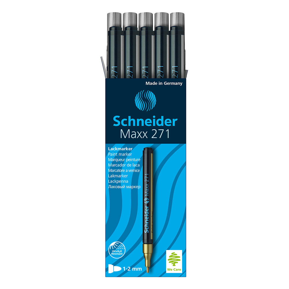 SCHNEIDER Popisovač lakový Schneider Maxx 271 - stříbrná