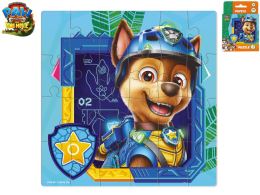Paw Patrol: The Dino Movie puzzle 22x22cm Chase 24dílků v krabičce Paw Patrol: The Dino Movie puzzle 22x22cm Chase 24dílků v krabičce