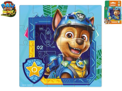 Paw Patrol: The Dino Movie puzzle 22x22cm Chase 24dílků v krabičce