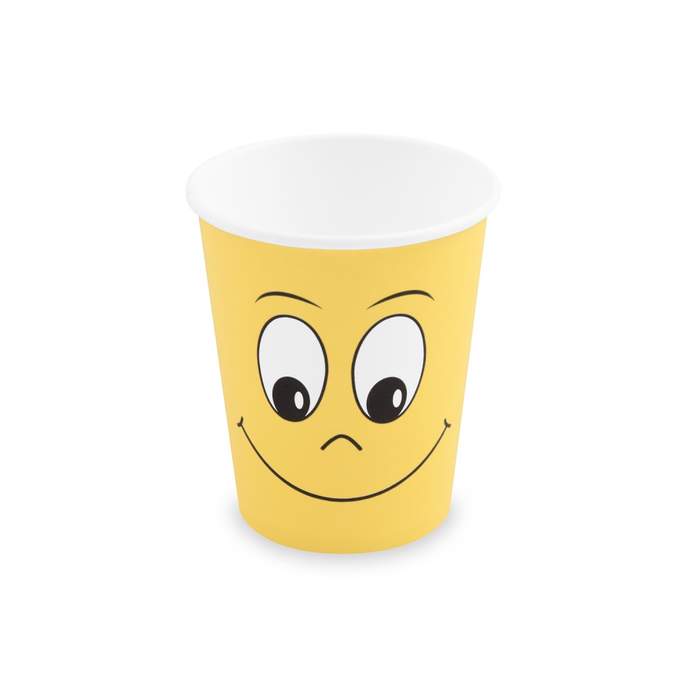 WIMEX Papírový kelímek Smile O80mm 280ml `M: 0,2L/8oz` [50 ks]