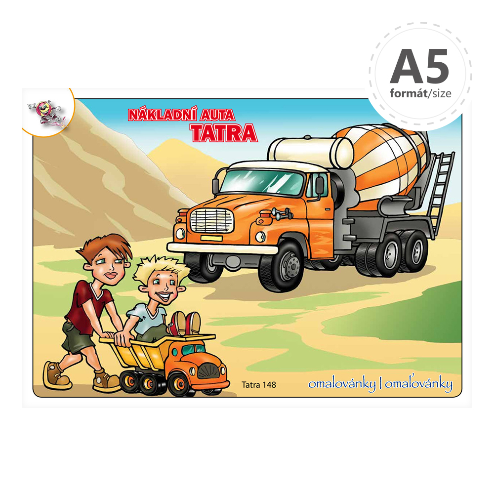 Omalovánka A5 Tatra nákladní