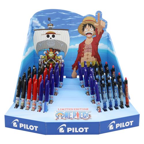 Roller gel/guma PILOT Frixion Ball/Clicker/"NARUTO"/mix/rack 48 ks