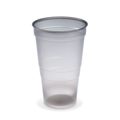 Kelímek (PP) Reware Cheers vratný kouřový O95mm 0,5L [25 ks]