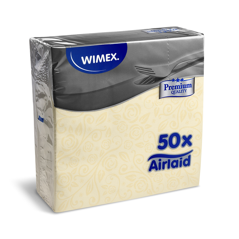 WIMEX Obrousky Premium 40 x 40 cm dekor R "béžové 50 ks
