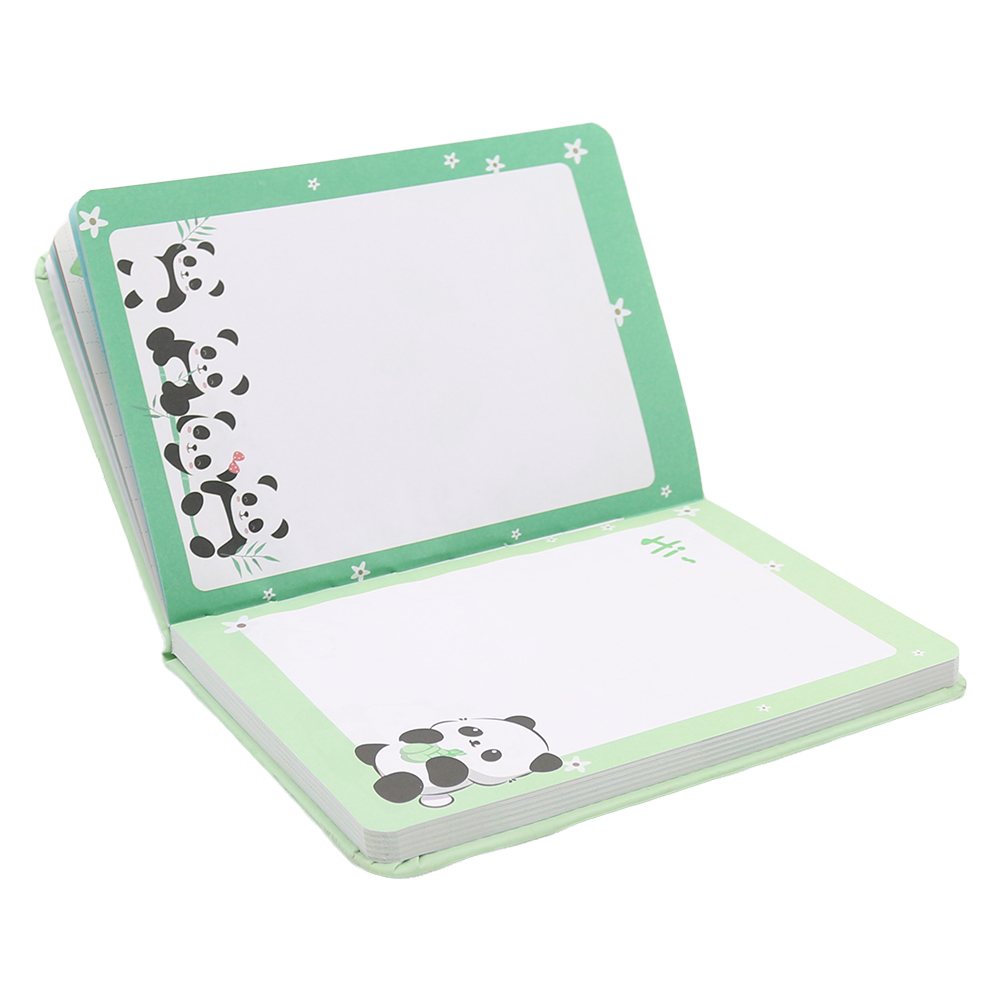 JUNIOR Dětský zápisník 127 x 175 mm, 80 listů, měkké PU desky - Panda