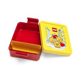 LEGO ICONIC Girl svačinový set (láhev a box) - žlutá/červená (4)