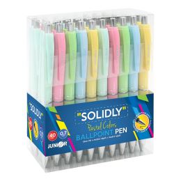 Pero kuličkové SOLIDLY TB 204-A Pastel 0,7 mm - modrá náplň /1ks (1)