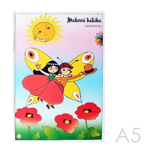 Omaľovanka A5 Akim - Maková bábika