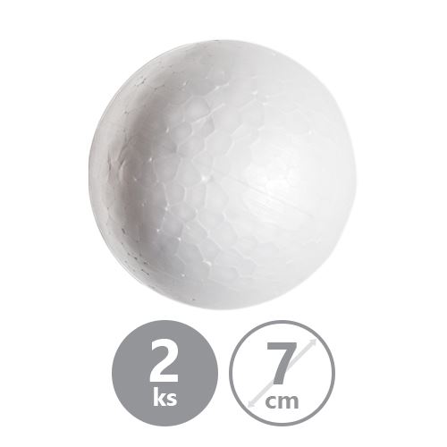 Guľa polystyrénová 70 mm