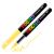 Popisovač M&G MOCALO Acrylic Marker, štětcový hrot - citronově žlutá 400