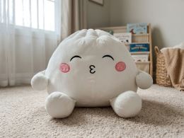 Plush Friends Kawaii Bao knedlíček plyšový 60cm špulící pusu 0m+ (1)
