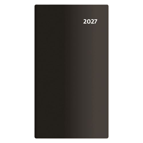 Diář kapesní 2027 - Torino dvoutýdenní - černá