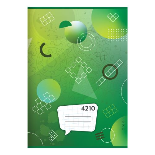 Sešit A4, 20 listů – čtverečkovaný 4210