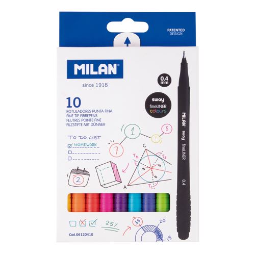 Liner MILAN Sway 0,4 mm - sada 10 ks v praktickom púzdre