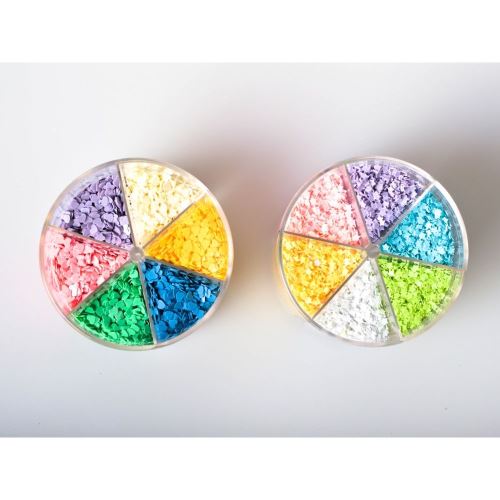 Dekorácia Star light, glitter, hviezdičky-srdiečka 116g (mix)