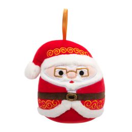 SQUISHMALLOWS Vánoční ozdoba Santa s brýlemi - Nick, 10 cm (1)