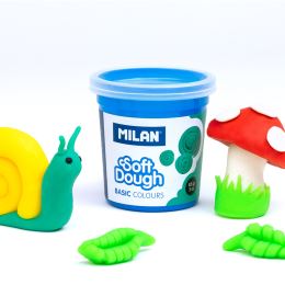 Plastelína MILAN Soft Dough základní barvy - sada 10 ks (4)