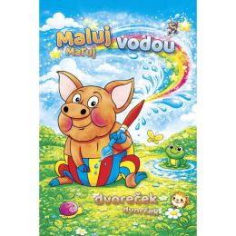 Omalovánka A4 Maluj vodou - Dvoreček