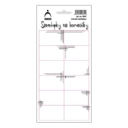 Samolepky na kořenky - linky (bez popisu)