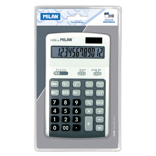 Kalkulačka MILAN stolní 12-místní 150712 šedá 174 x 107 x 34 cm