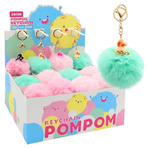 Klíčenka / Přívěsek JUNIOR PomPom Bunny (1)