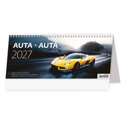 Stolní kalendář 2027 Auta/Auta