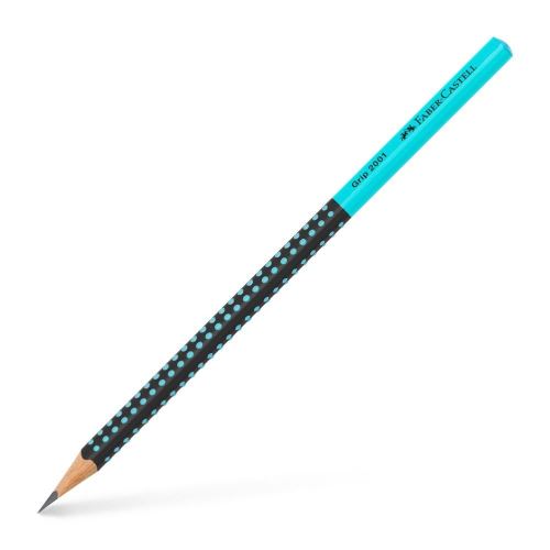 Ceruzka Faber-Castell Grip 2001 (HB) čierno-tyrkysová