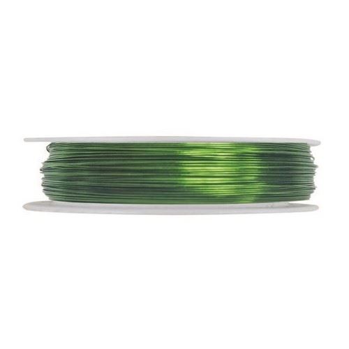 Viazací drôt 0,4 mm × 20 m - zelený