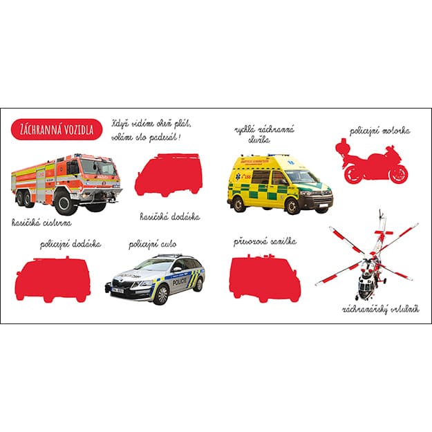 Samolepková knížka - Jedeme (velké samolepky pro malé ručičky)