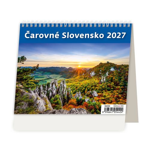 Stolní kalendář 2027 MiniMax Kouzelné Slovensko