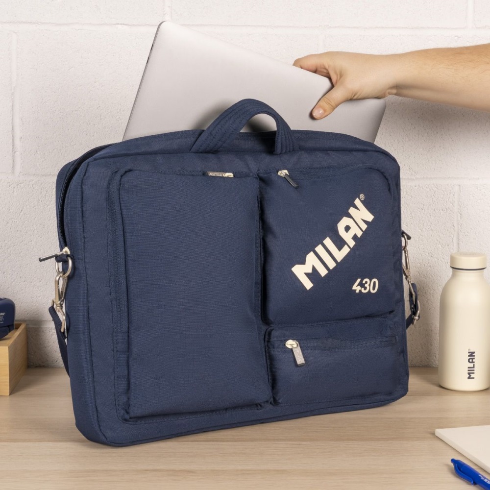 MILAN Taška na notebook MILAN 430 - modrá