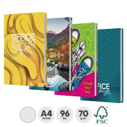 Kniha záznamová čistá A4 (96-listová)