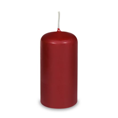 Svíčka válcová pr.60 x 120 mm bordó