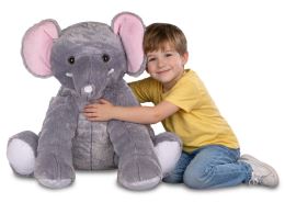 Plush Friends slon plyšový 70cm sedící 0m+ (1)