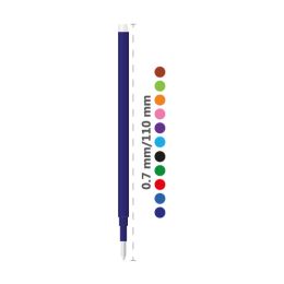 Náplň gumovací PILOT Frixion 0,7 mm/6 ks - 3xmodrá, 1xrůžová, 1xfialová, 1xsvětle modrá (1)