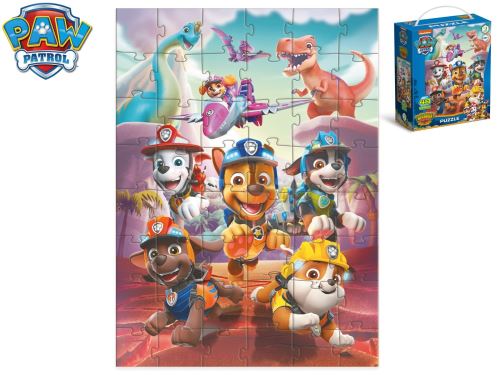 Paw Patrol Dino Rescue puzzle 32x23cm 48dílků v krabičce