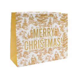 Dárková taška Merry Christmas horizontal 31x26x12 cm