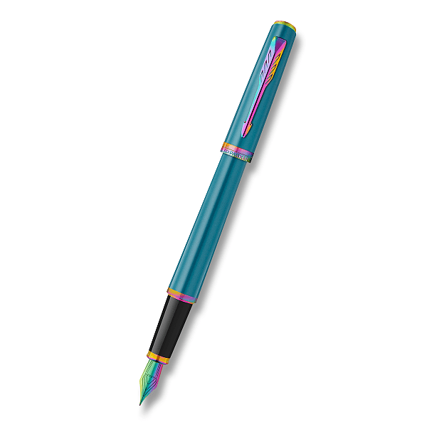 Pero plnicí PARKER Meridian Teal RBT, hrot F