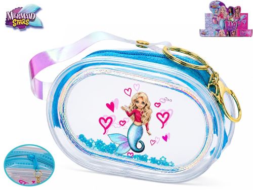Mermaid Stars peněženka holografická 11cm 12ks v DBX